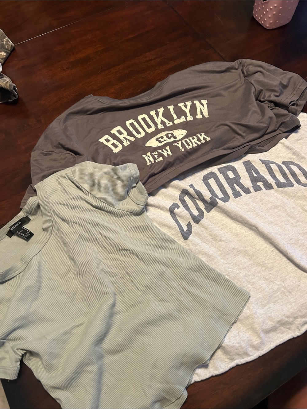 Everyday Ribbed Tee - Sage Green Kids Top